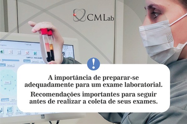 A importância de preparar-se adequadamente para um exame laboratorial.